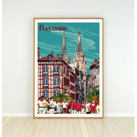 Affiche de Bayonne - Baionako Festak