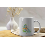 Mug Renard vélo - collaboration avec l'illustratrice Ipiapia