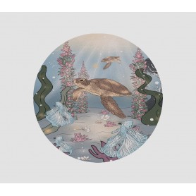 Stickers Océan - collaboration avec l'illustratrice Aurélia Mahé