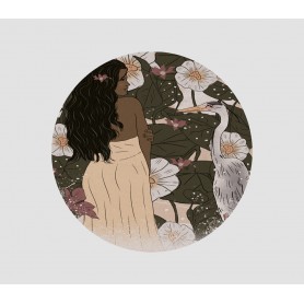 Stickers Vahiné - collaboration avec l'illustratrice Aurélia Mahé