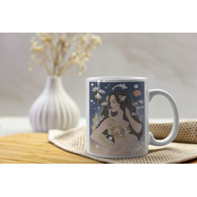 Mug Sirène - collaboration avec l'illustratrice Aurélia Mahé