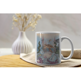 Mug Océan - collaboration avec l'illustratrice Aurélia Mahé