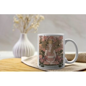 Mug Méditation - collaboration avec l'illustratrice Aurélia Mahé