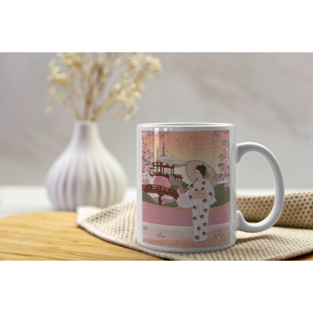 Mug Jardin Japon - collaboration avec l'illustratrice Aurélia Mahé