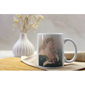 Mug Déesse printemps - collaboration avec l'illustratrice Aurélia Mahé