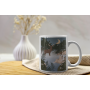 Mug Cerf paysage nuit - collaboration avec l'illustratrice Aurélia Mahé