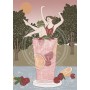 Affiche Cocktail - Collaboration avec l'illustratrice Aurélia Mahé