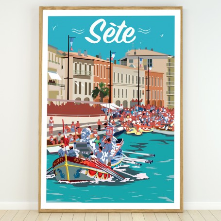 Affiche de Sète - les Joutes