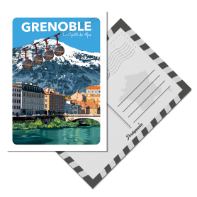Carte Postale de Grenoble