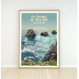 Affiche La Pointe de Pen-Hir - Les Tas de Pois