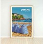 Affiche Dinard - Plage de l'Ecluse