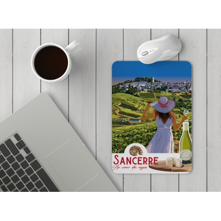 Tapis de souris de Sancerre - Au Coeur des Vignes