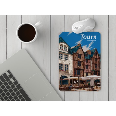 Tapis de souris de la ville de Tours