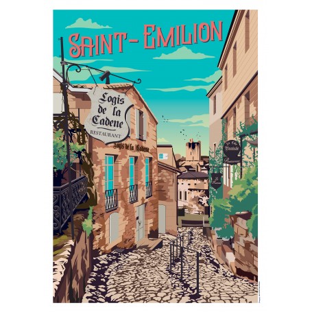 Affiche Saint Emilion